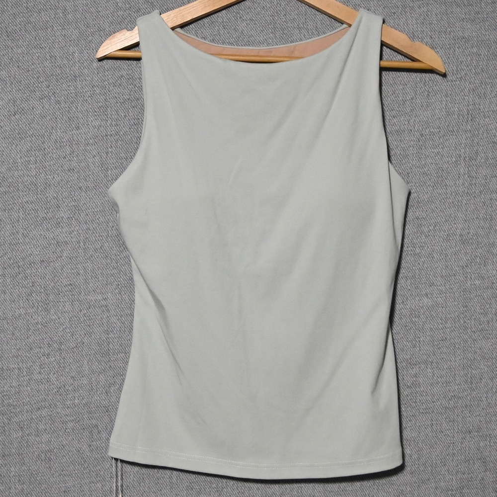 OGL Built-in Bra Tank and Midi Skirt Set Womens L Sage Green